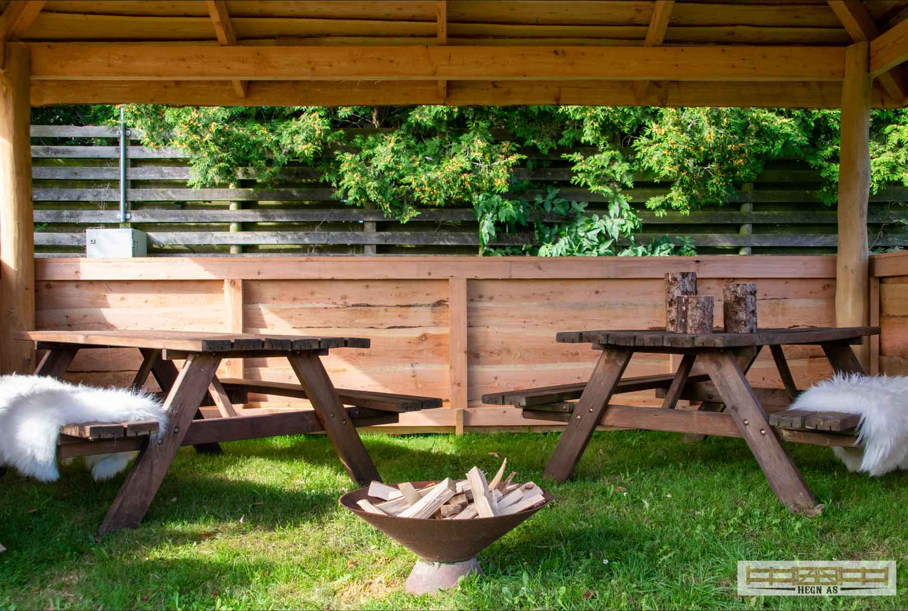 Bålhytte i dansk ærk