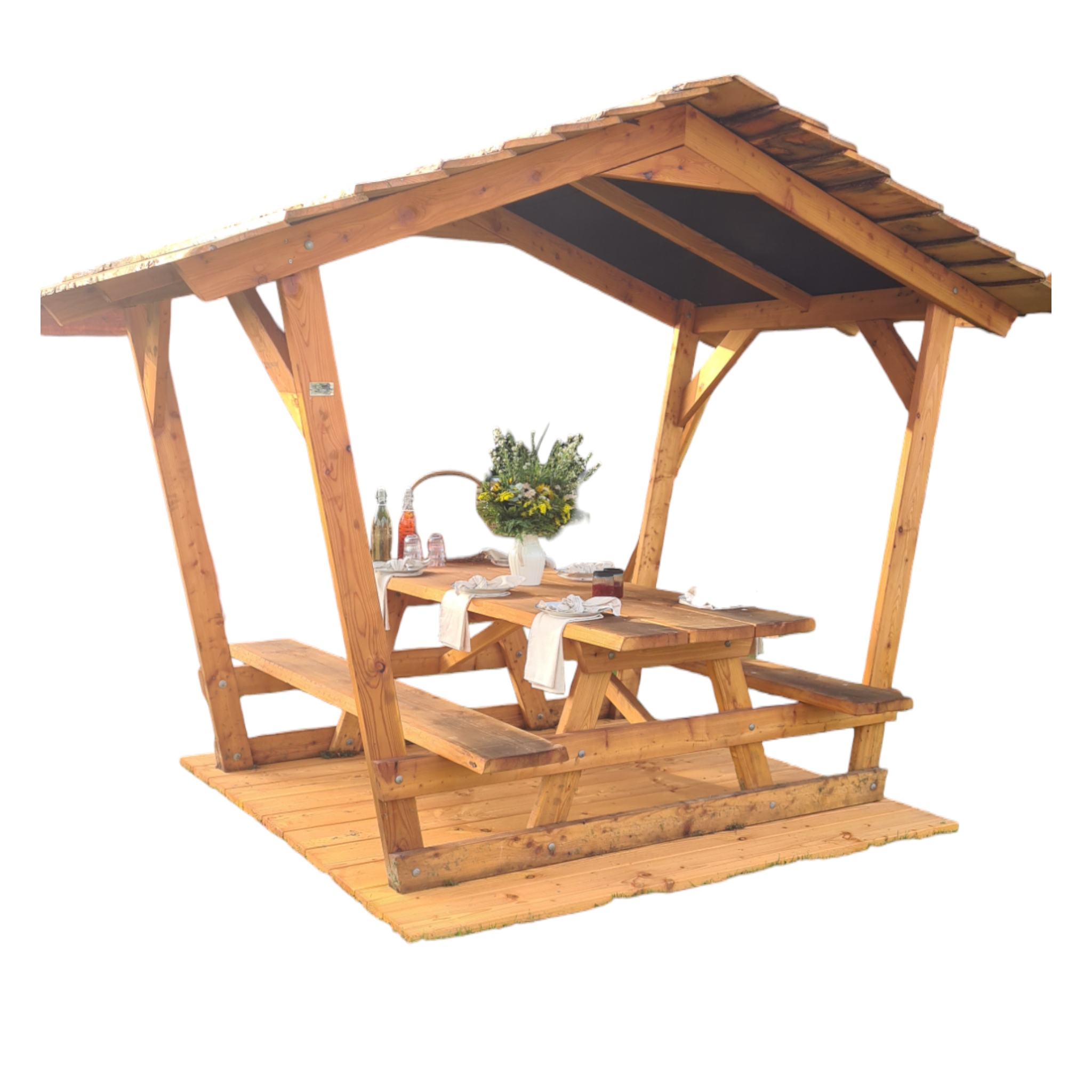 Bord-bænke-sæt-med-tag