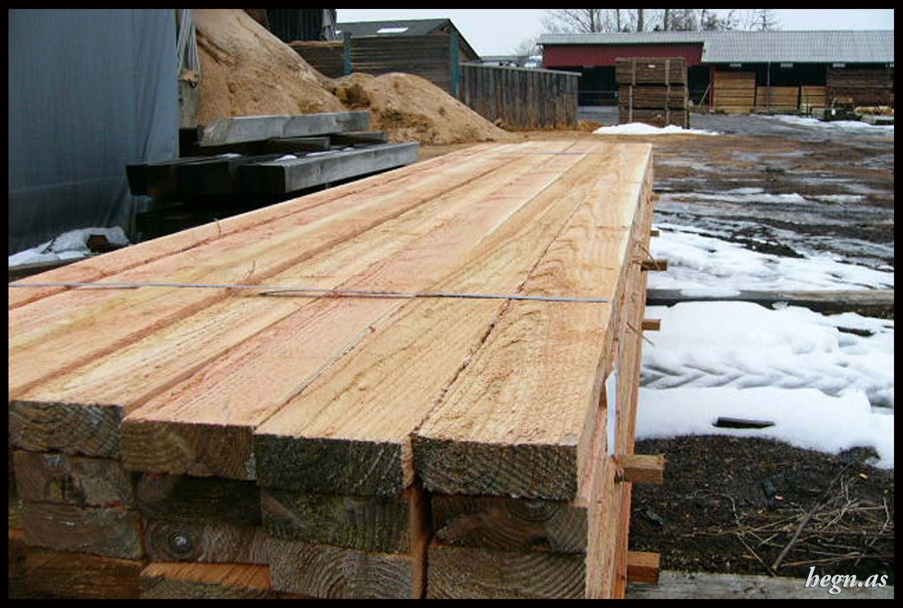 Brædder i lærketræ 32x100 mm