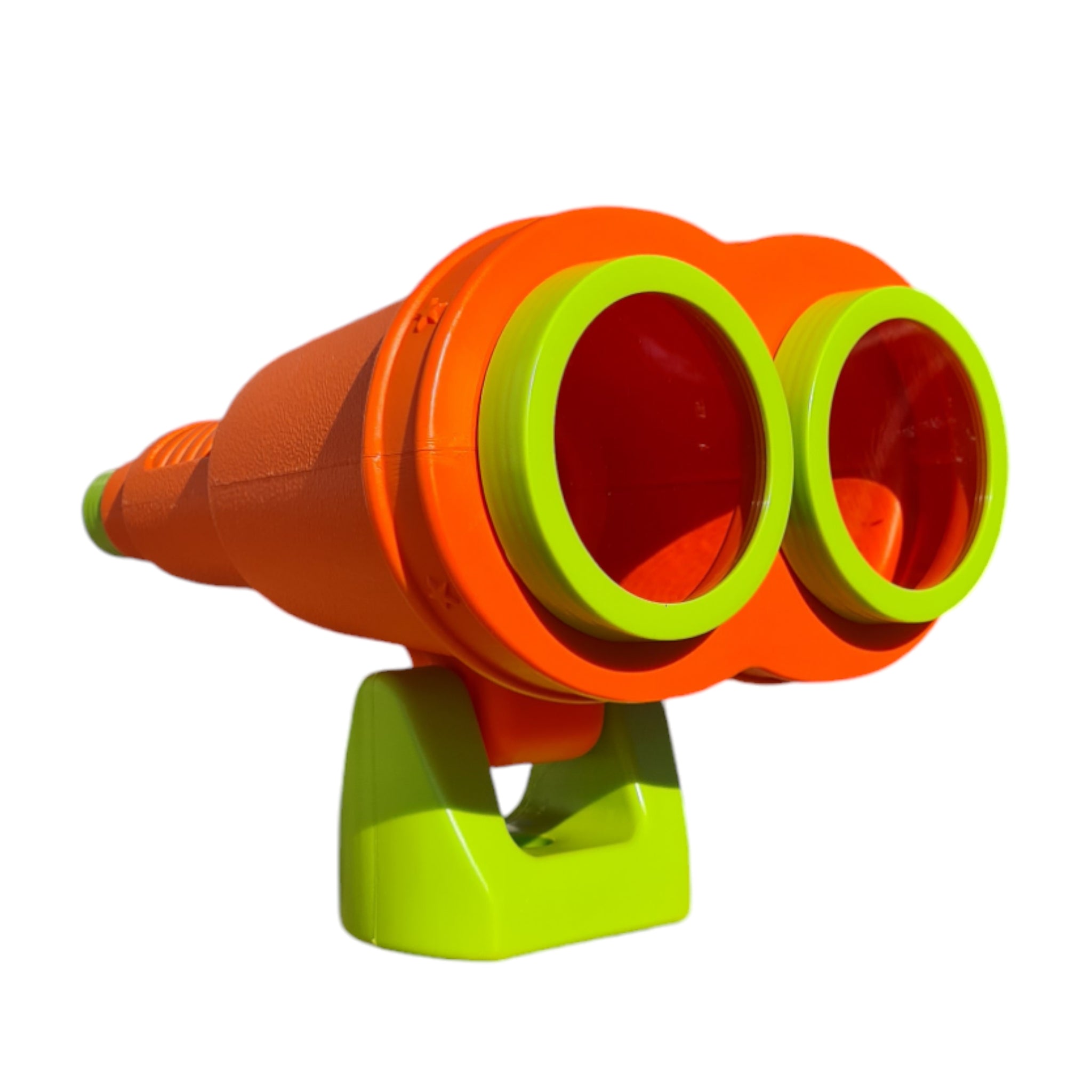 Kikkert i orange til legetårn