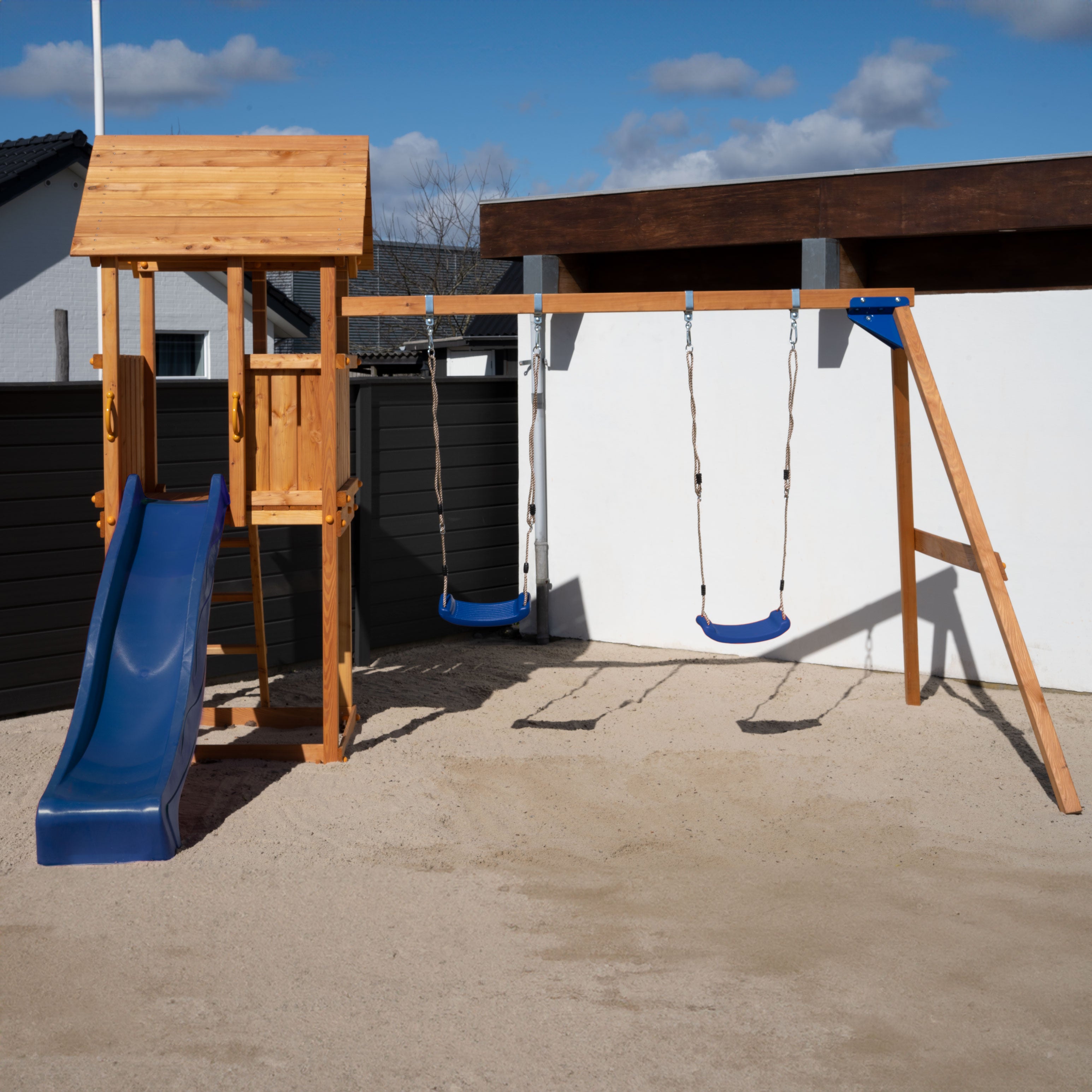 Legetårn blå - kiosk