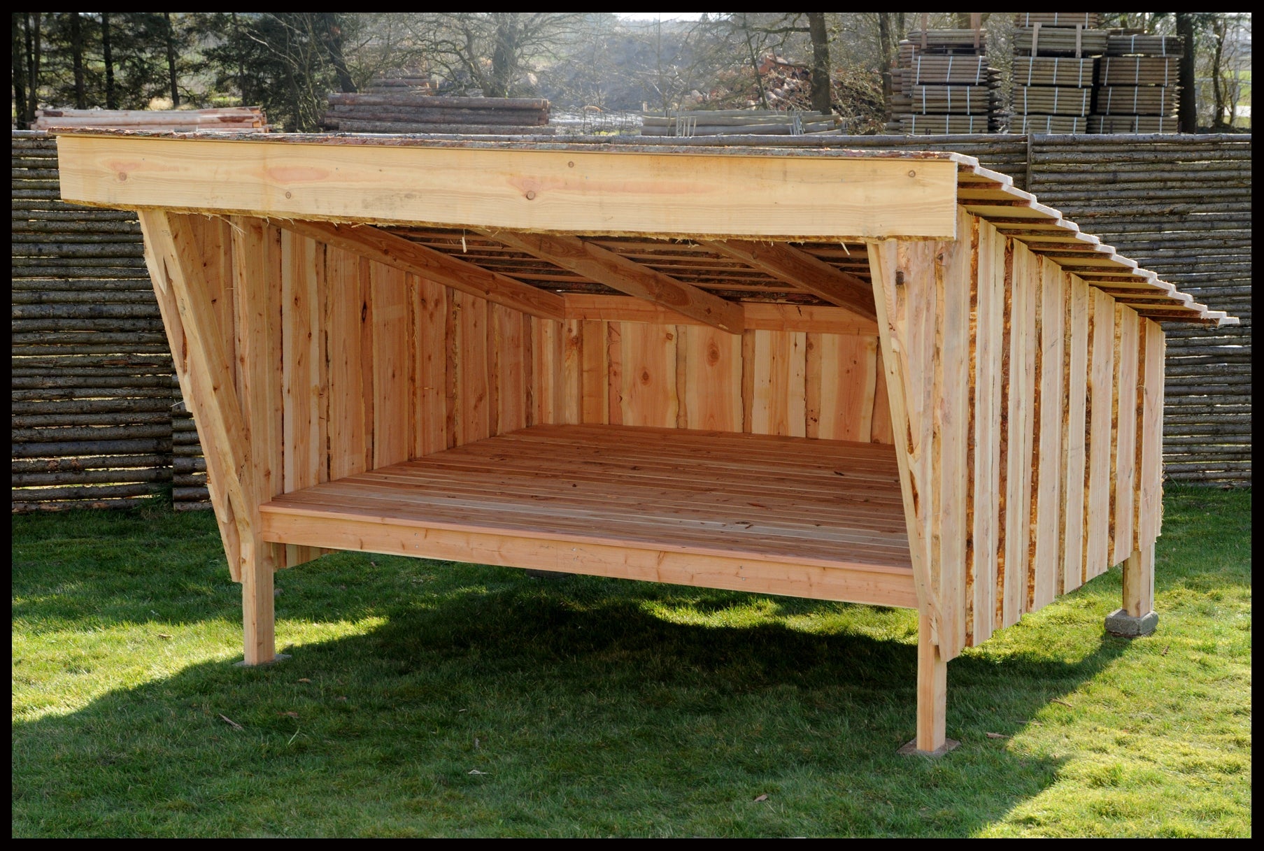 Shelter model Tiset i lærk