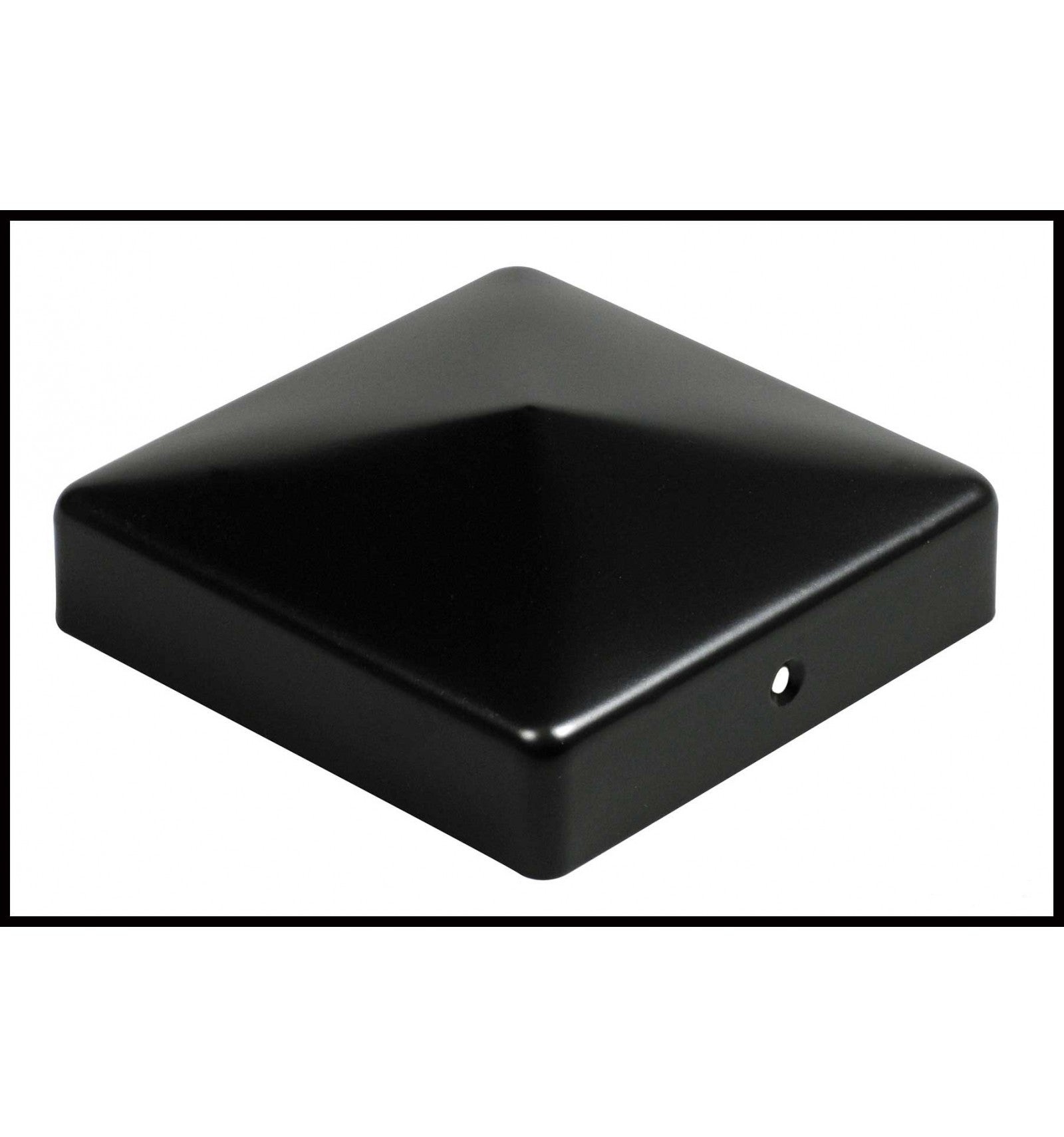 Sort stolpehat firkantet