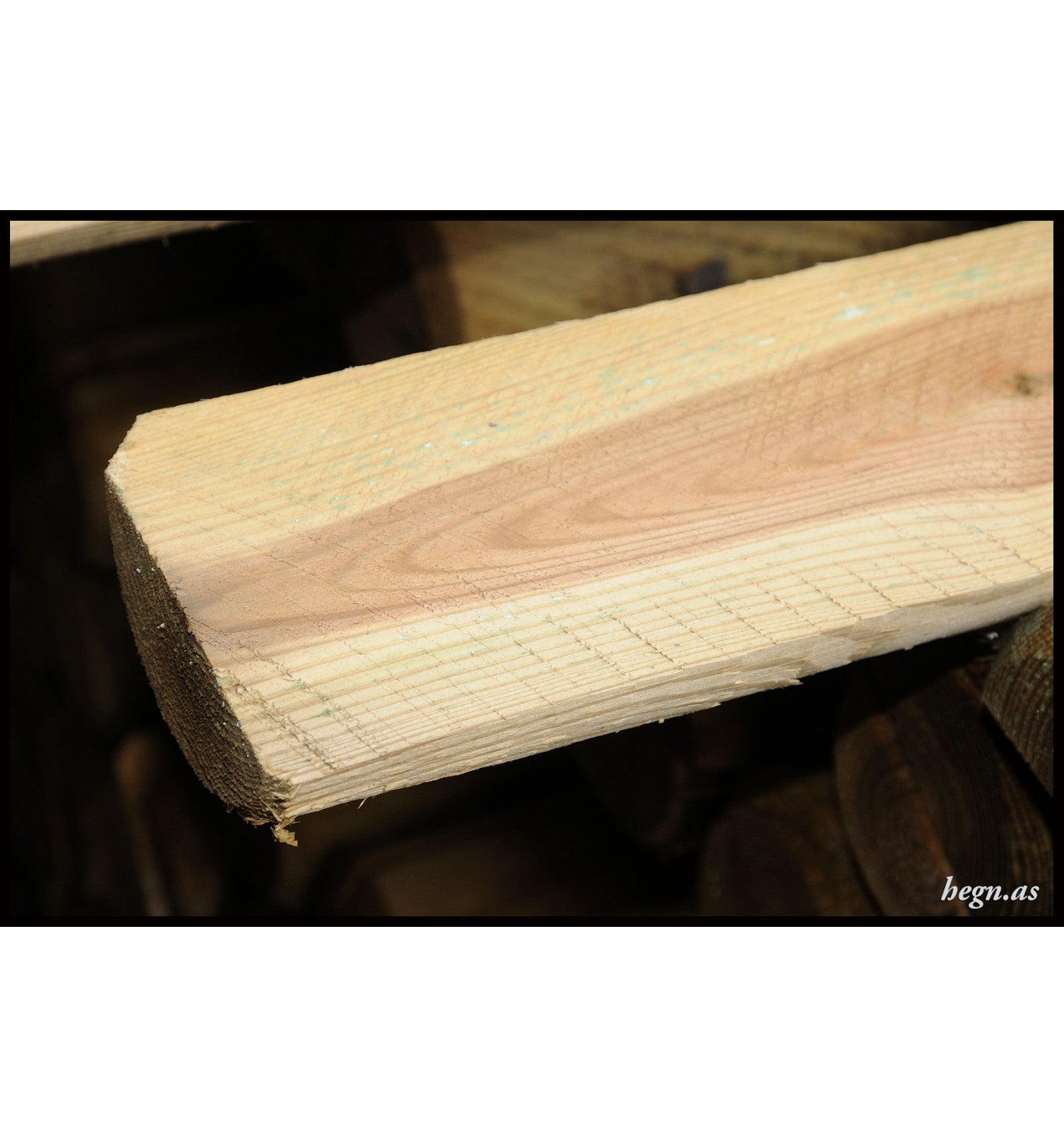 Trykimprægneret halve rafte Ø10