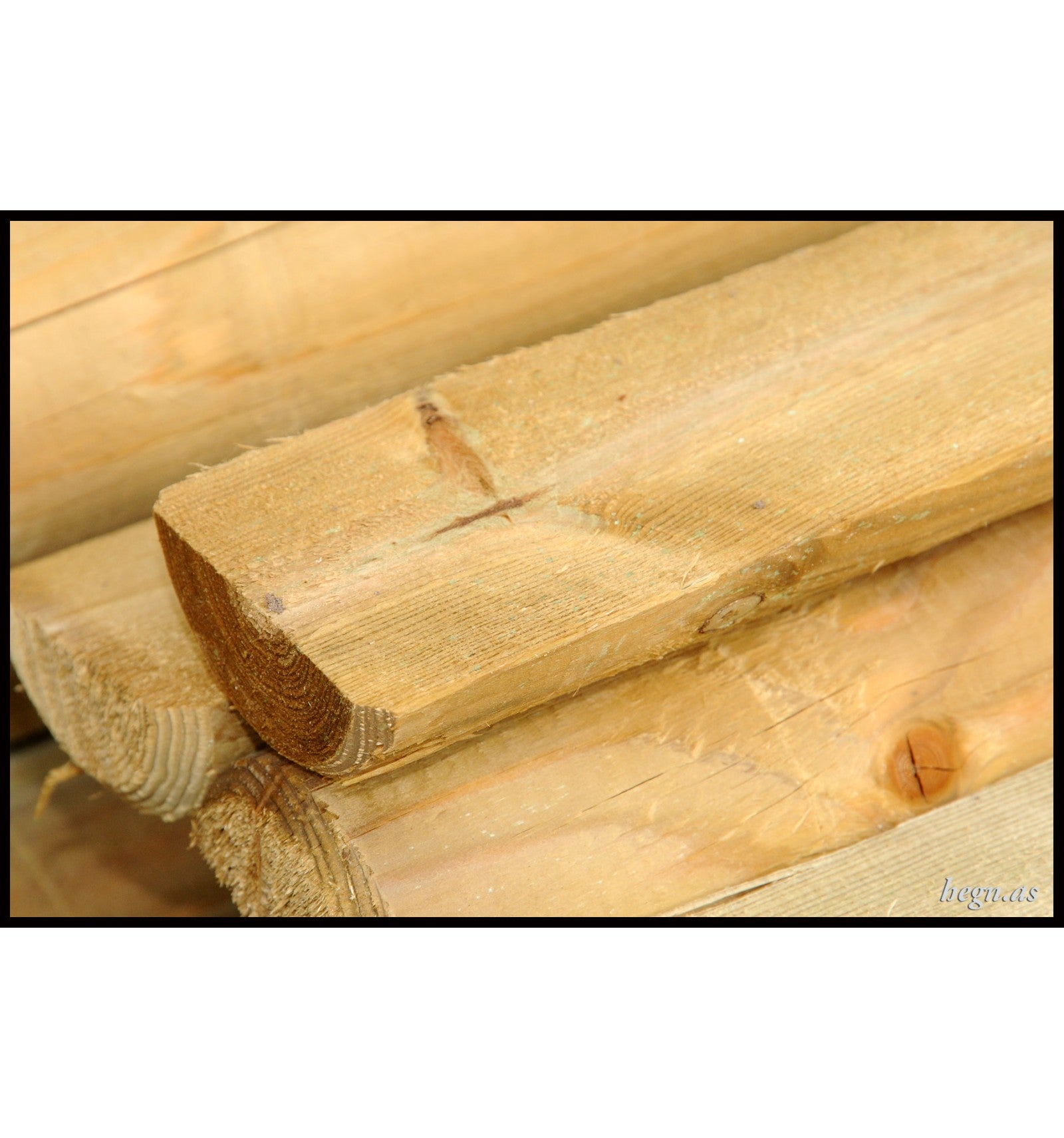 Trykimprægneret halve rafte Ø7