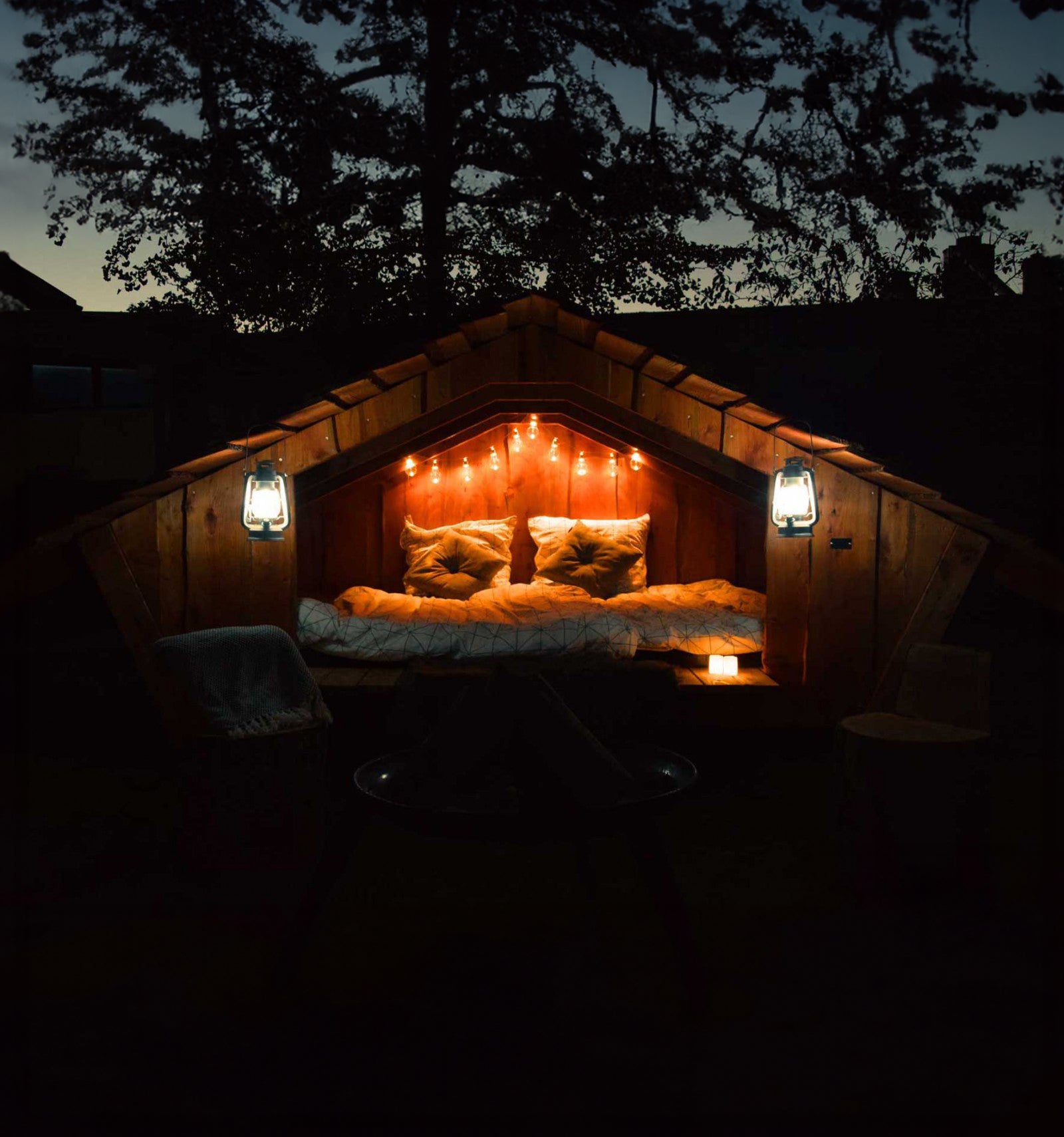 Aften hygge i shelter