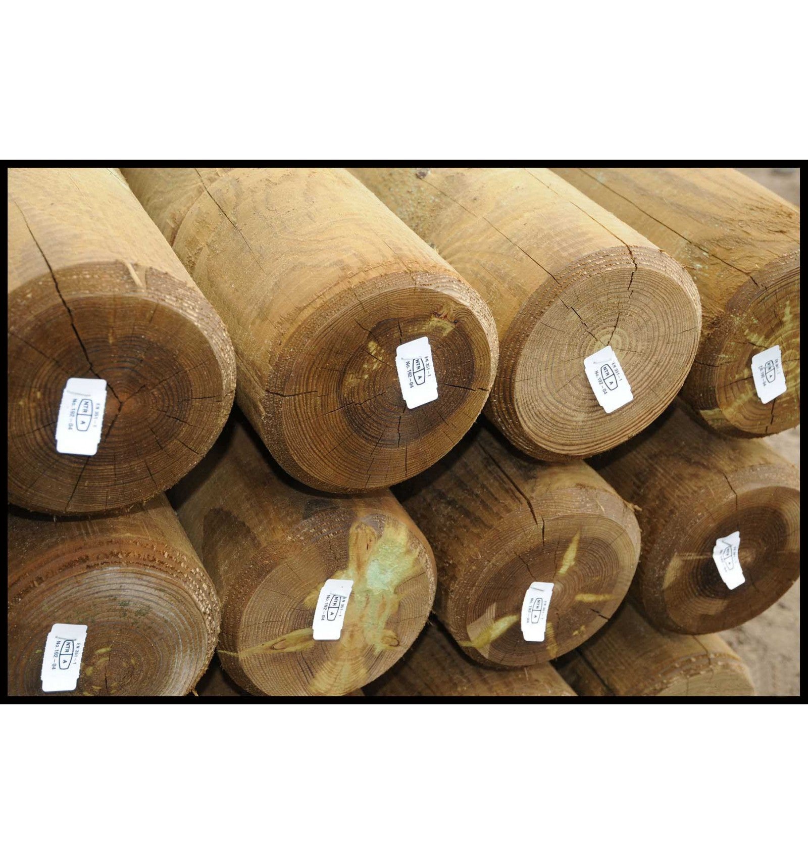 Trykimprægneret Ø14 stolpe