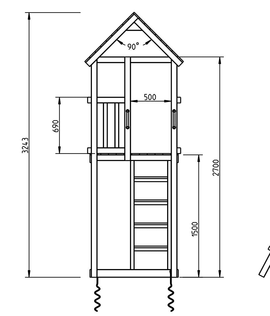 Legetårn - Kiosk